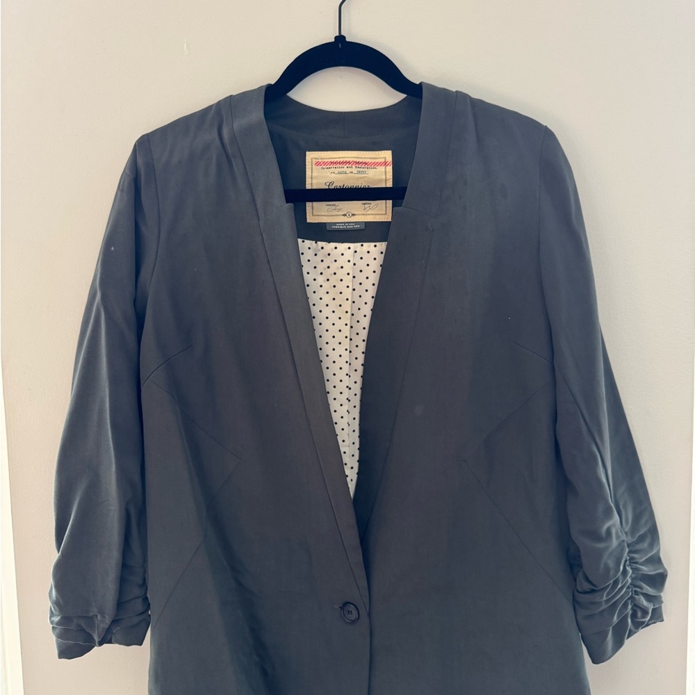 Anthropologie Cartonnier Grey Blazer